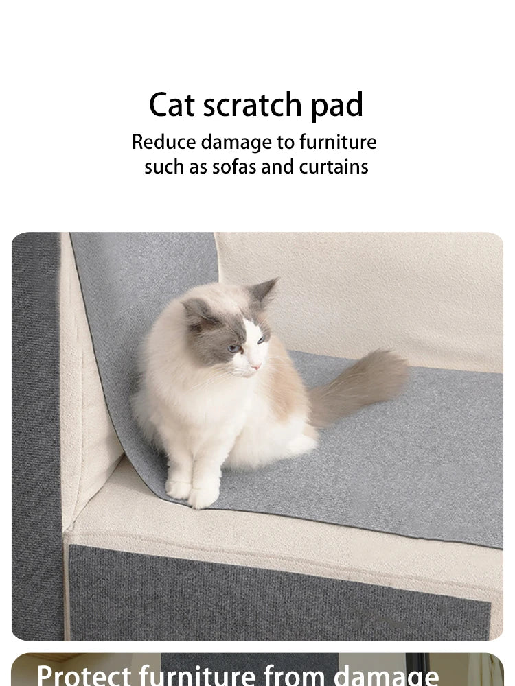 Trimmable Self-Adhesive Cat Scratch Mat