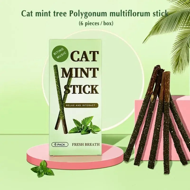 Natural Matatabi Cat Sticks Silvervine Mint Rods